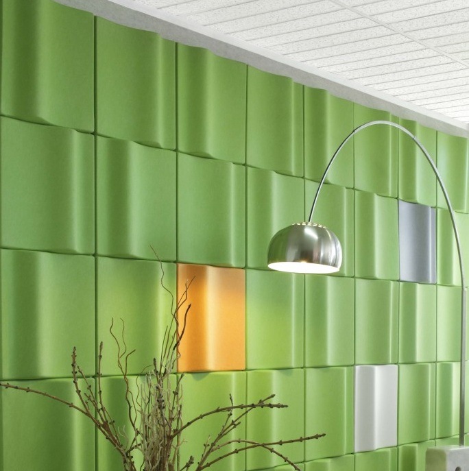 Sustainable 3D wall panels in modern home design - Whole3D