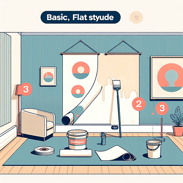 wallpaper soaking with solution