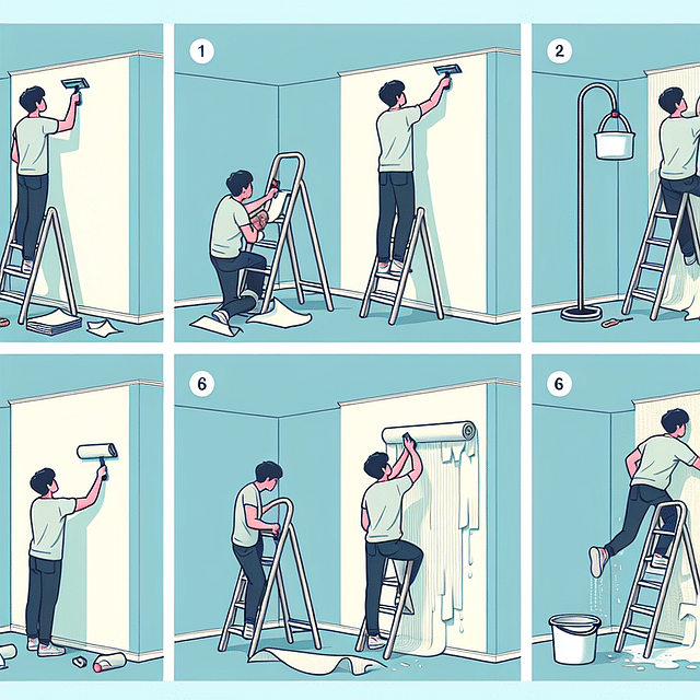 removing old wallpaper from wall