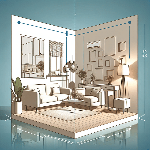 modern home interior assessing space for decor