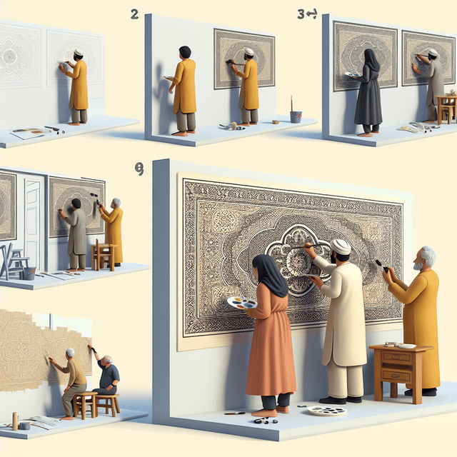 painting 3D wall panels to match room decor