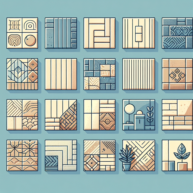 variety of 3D wall panels with different textures and patterns