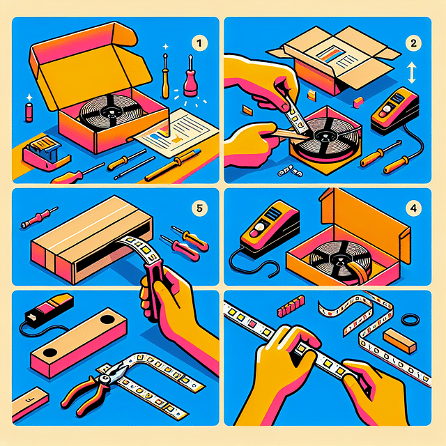 connecting LED strip lights