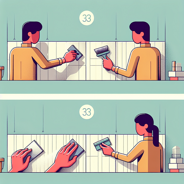 cleaning and sanding 3D wall panels