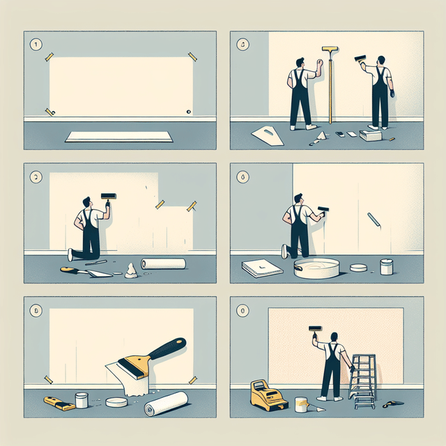 wall preparation for wallpaper installation