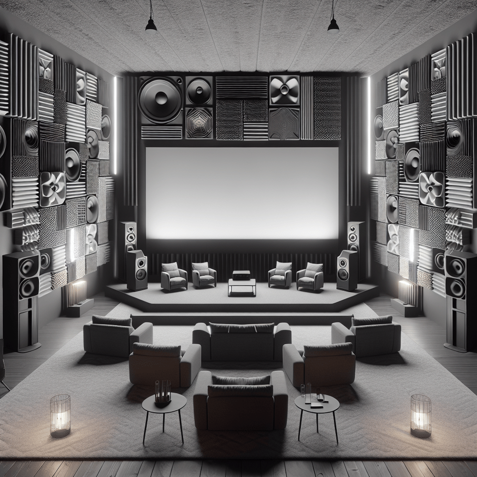 3D Wall Panels as a Backdrop for Your Home Theater: Tips for Acoustic and Aesthetic Enhancements