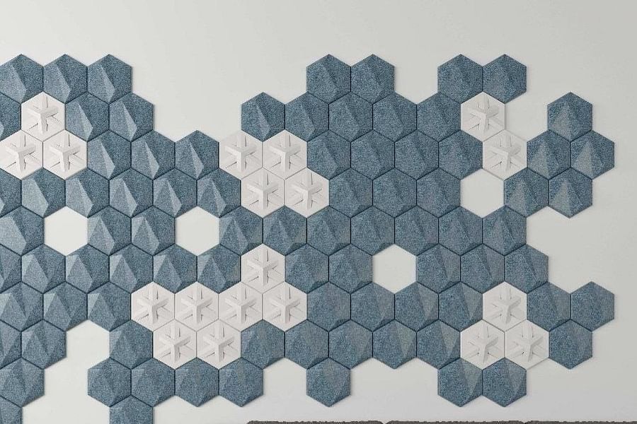 abstract 3D wall panel patterns