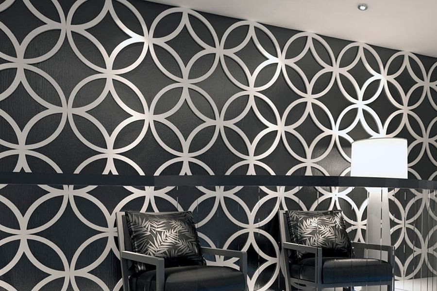geometric 3D wall panel patterns