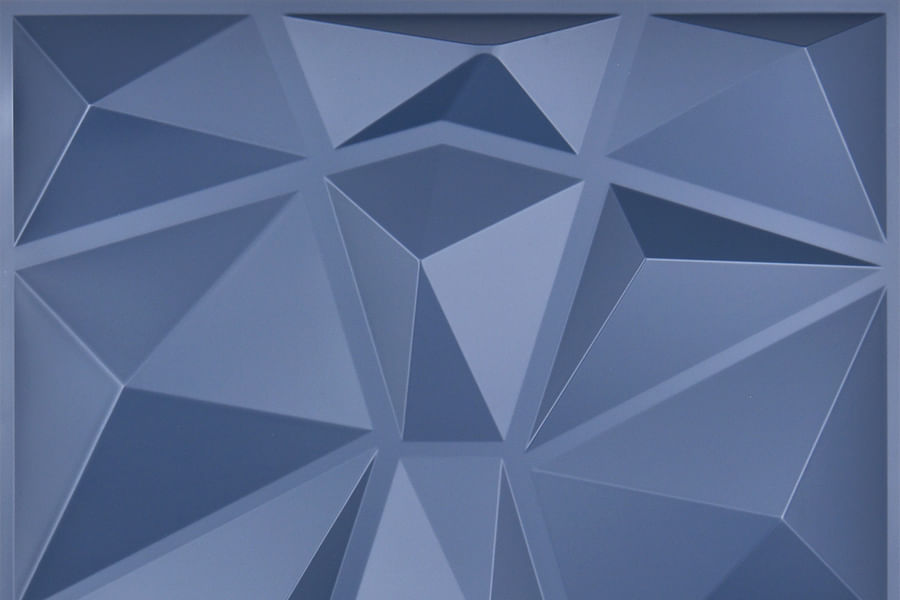 metallic 3D wall panel patterns