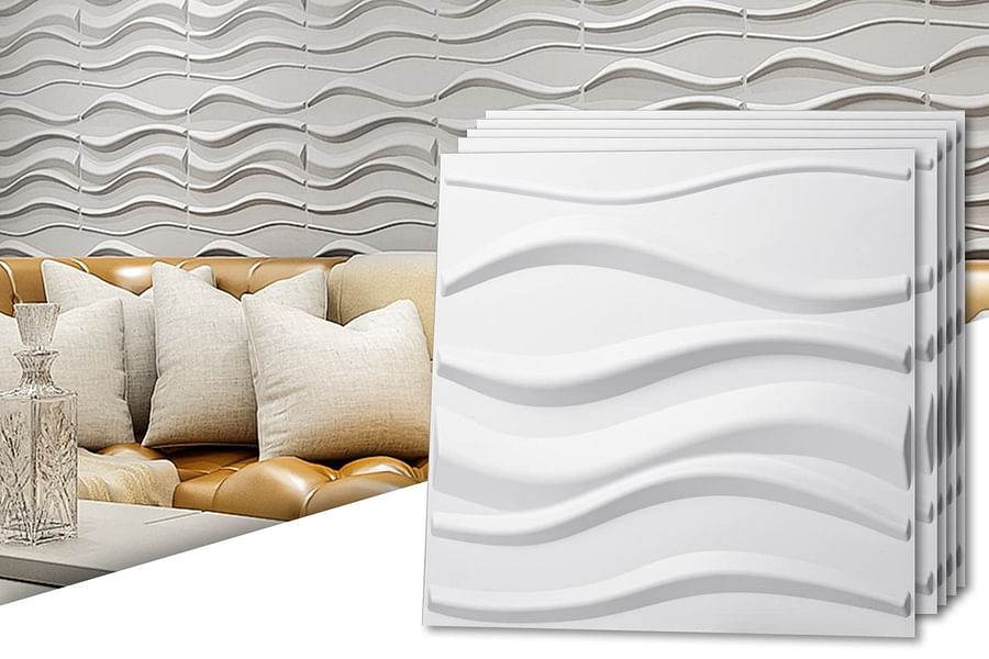 wave 3D wall panel patterns