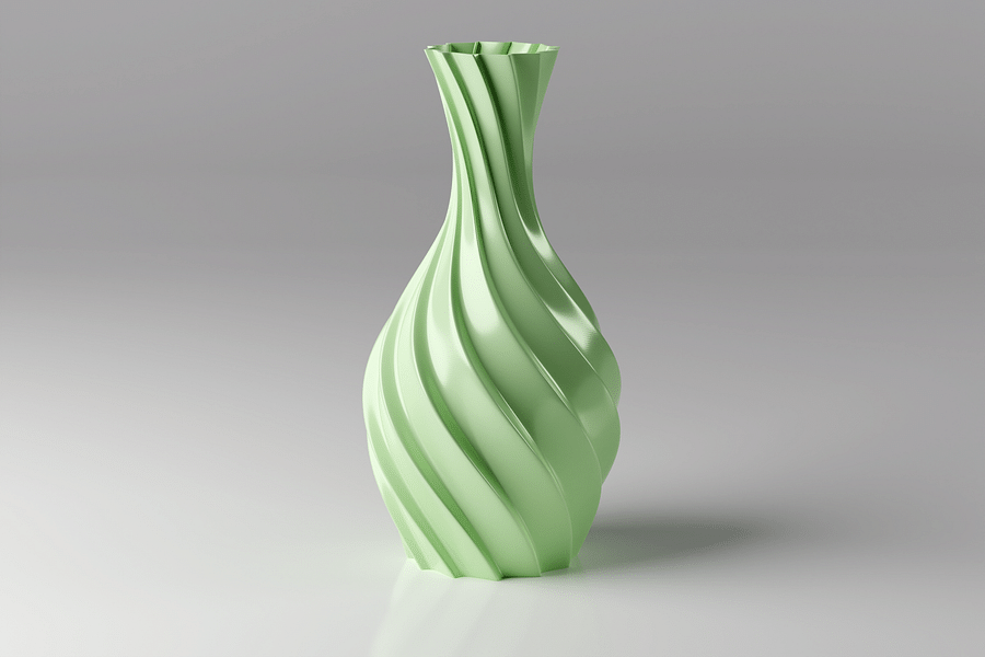 3D printed eco-friendly decorative vase