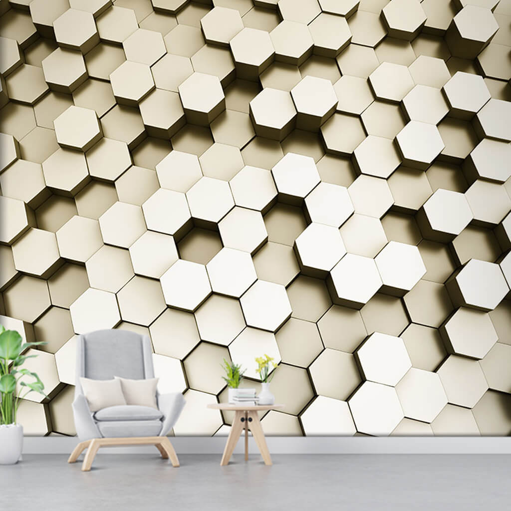 Hexagon Hive 3D Wall Panel
