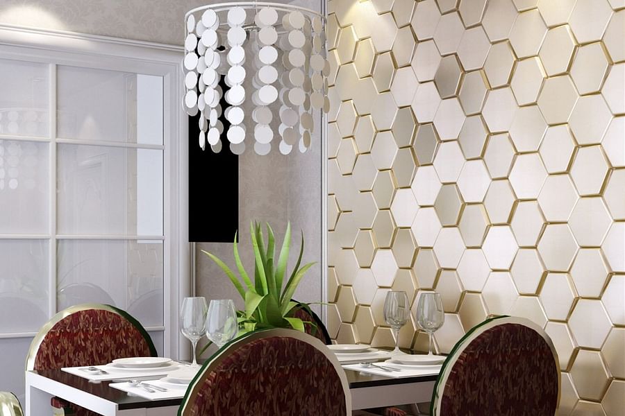 leather 3D wall panel