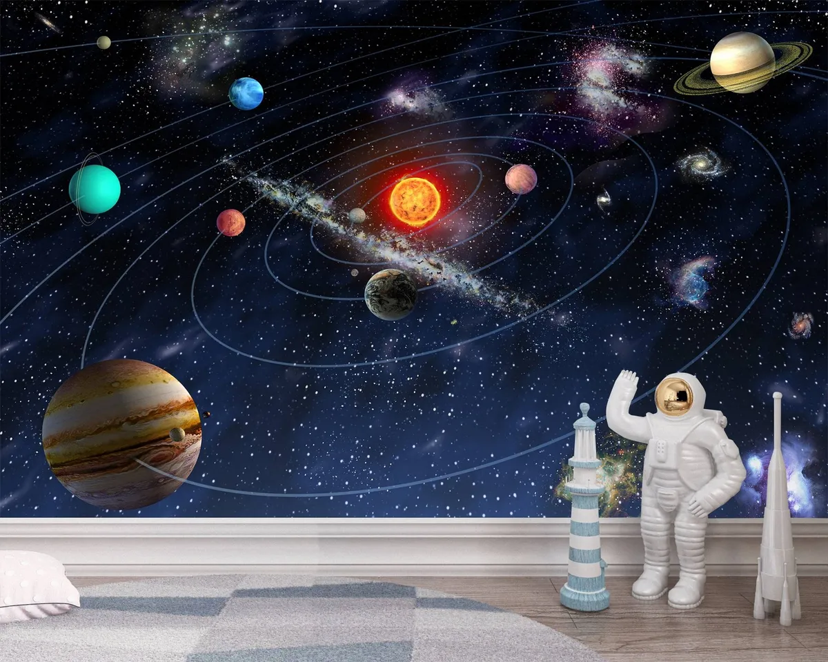 Orbit Circles 3D Wall Panel