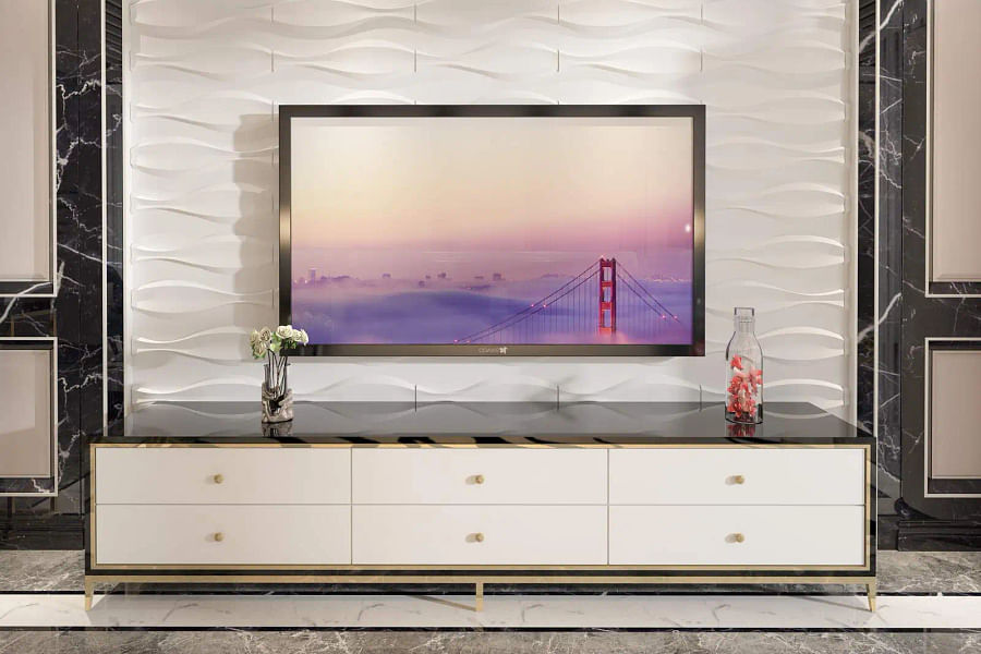 wooden wave 3D wall panel