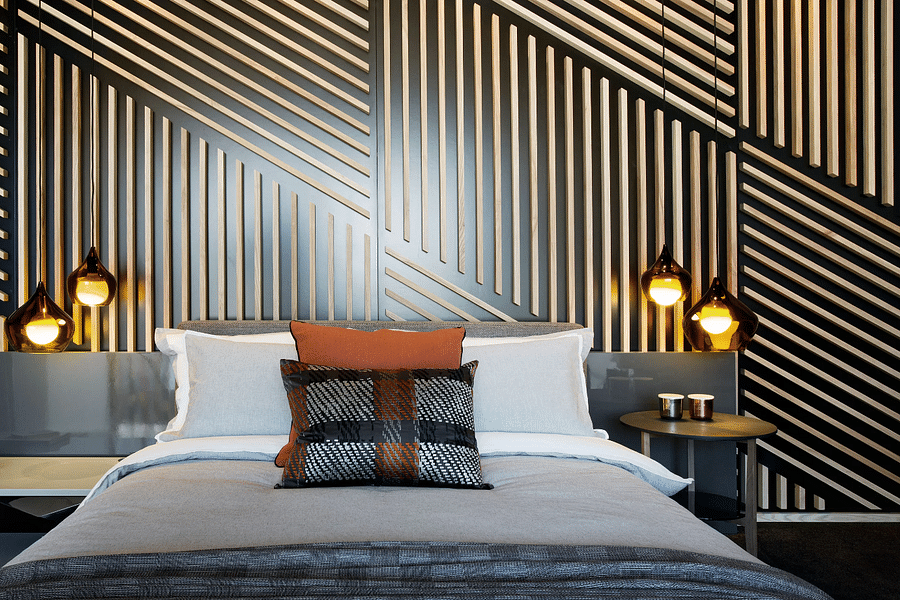 fabric wrapped 3D wall panel