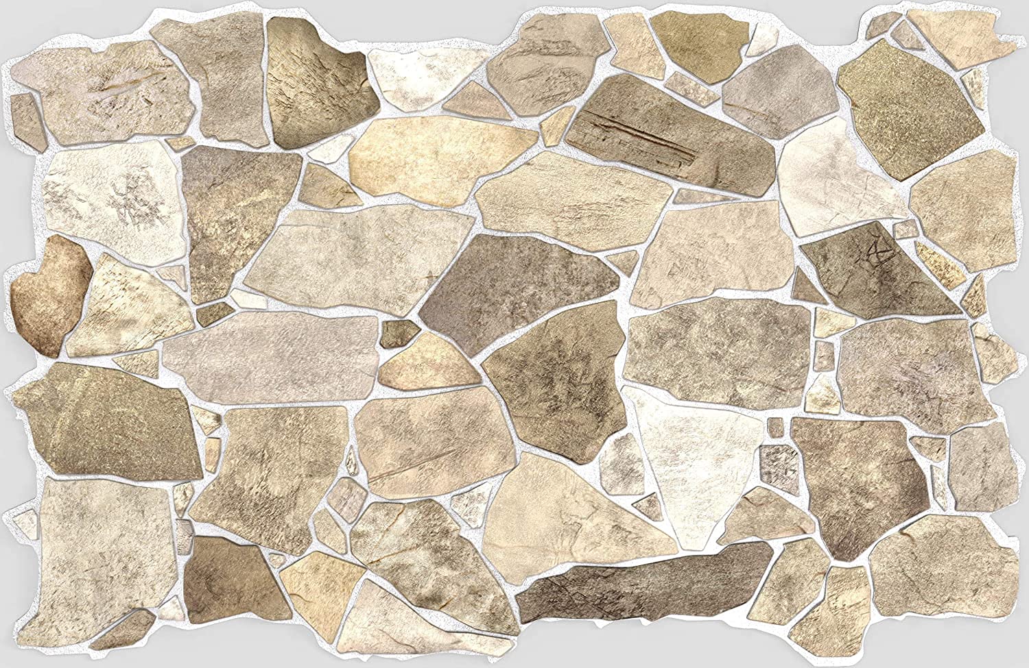 Stone texture 3D wall panel