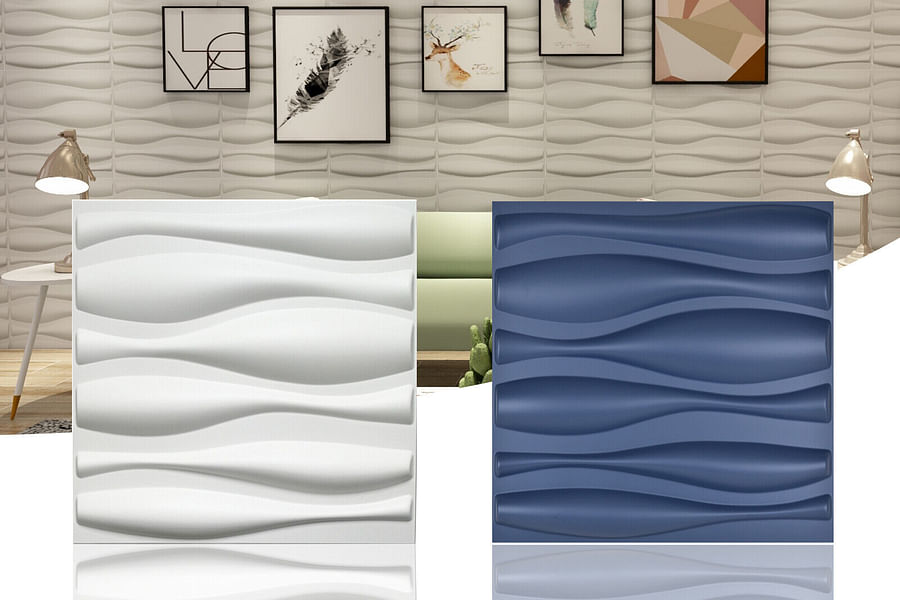 Wave 3D wall panel
