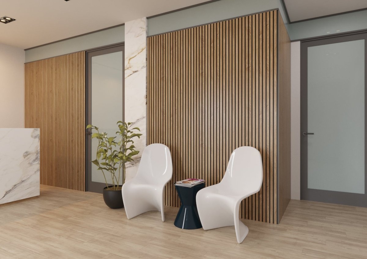 wooden acoustic 3D wall panel