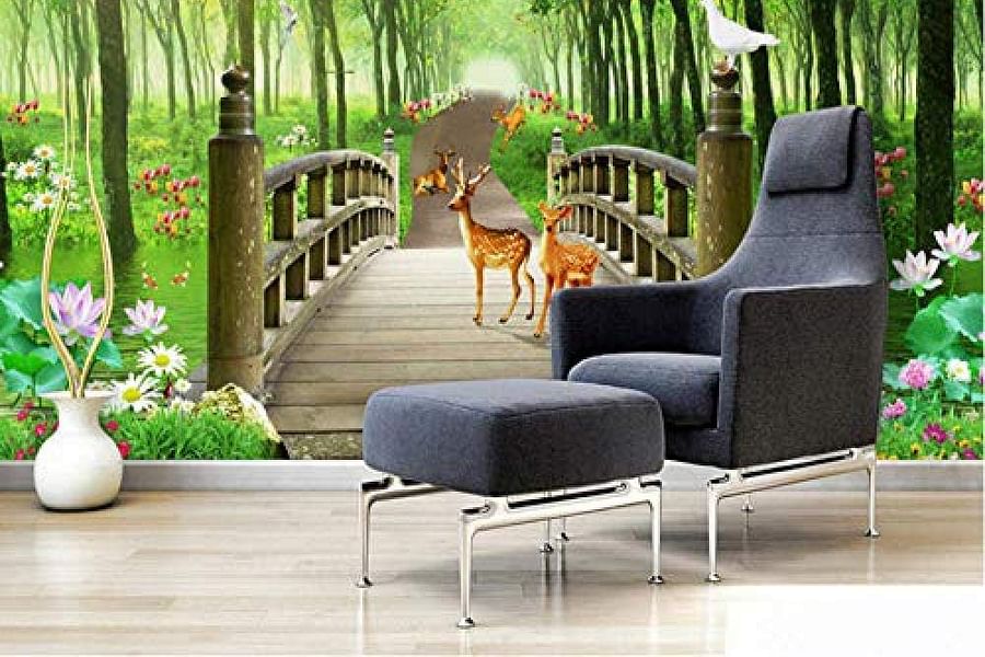 eco-friendly 3D wallpaper