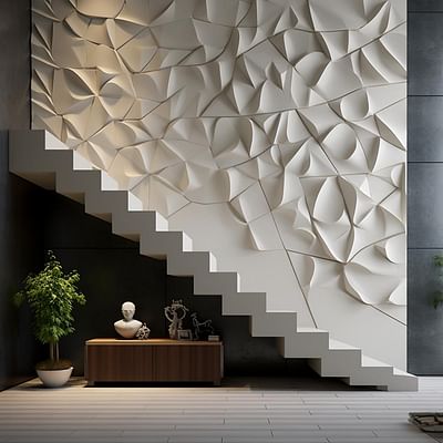 A New Dimension of Style: 3D Wall Decor Ideas for Your Staircase
