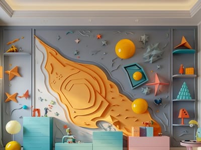 Create a Kid's Paradise: Fun 3D Wall Decor Ideas for Children's Rooms