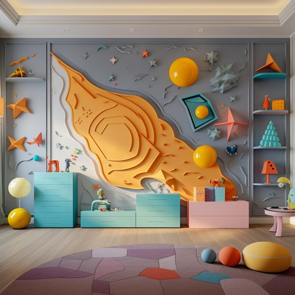 Create a Kid's Paradise: Fun 3D Wall Decor Ideas for Children's Rooms
