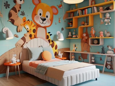 Creative Uses for 3D Wall Decor in Kids' Rooms: Fun and Functional Ideas