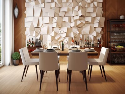 Dining in Style: 3D Wall Decor Ideas to Elevate Your Dining Room Design