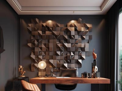 Enhance Your Home Office with 3D Wall Decor and Accessories