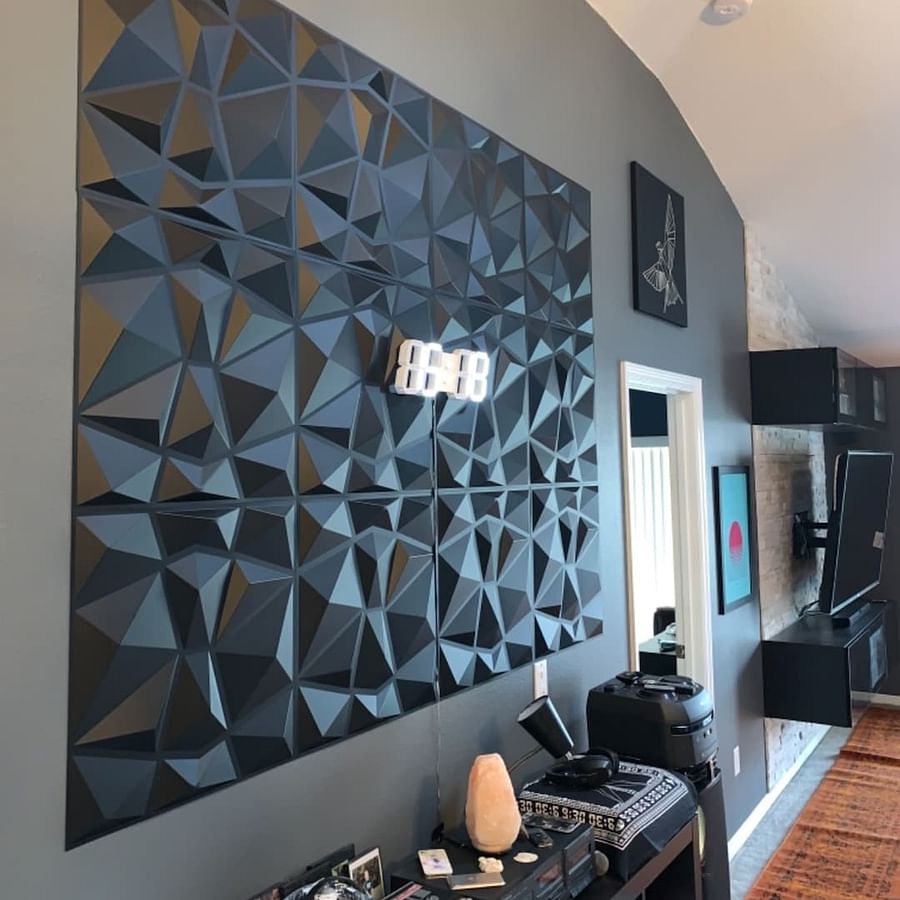 Variety of 3D wall panel designs