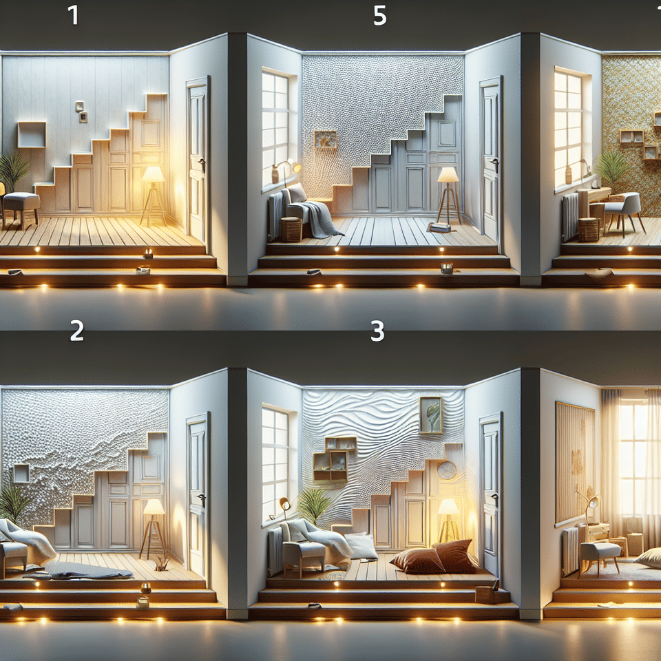 From Panels to Full Walls: How to Achieve Seamless Transitions with 3D Wallpaper