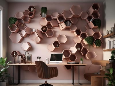 Practical and Aesthetic: 3D Wall Decor Ideas for Your Home Office