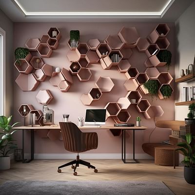 Practical and Aesthetic: 3D Wall Decor Ideas for Your Home Office