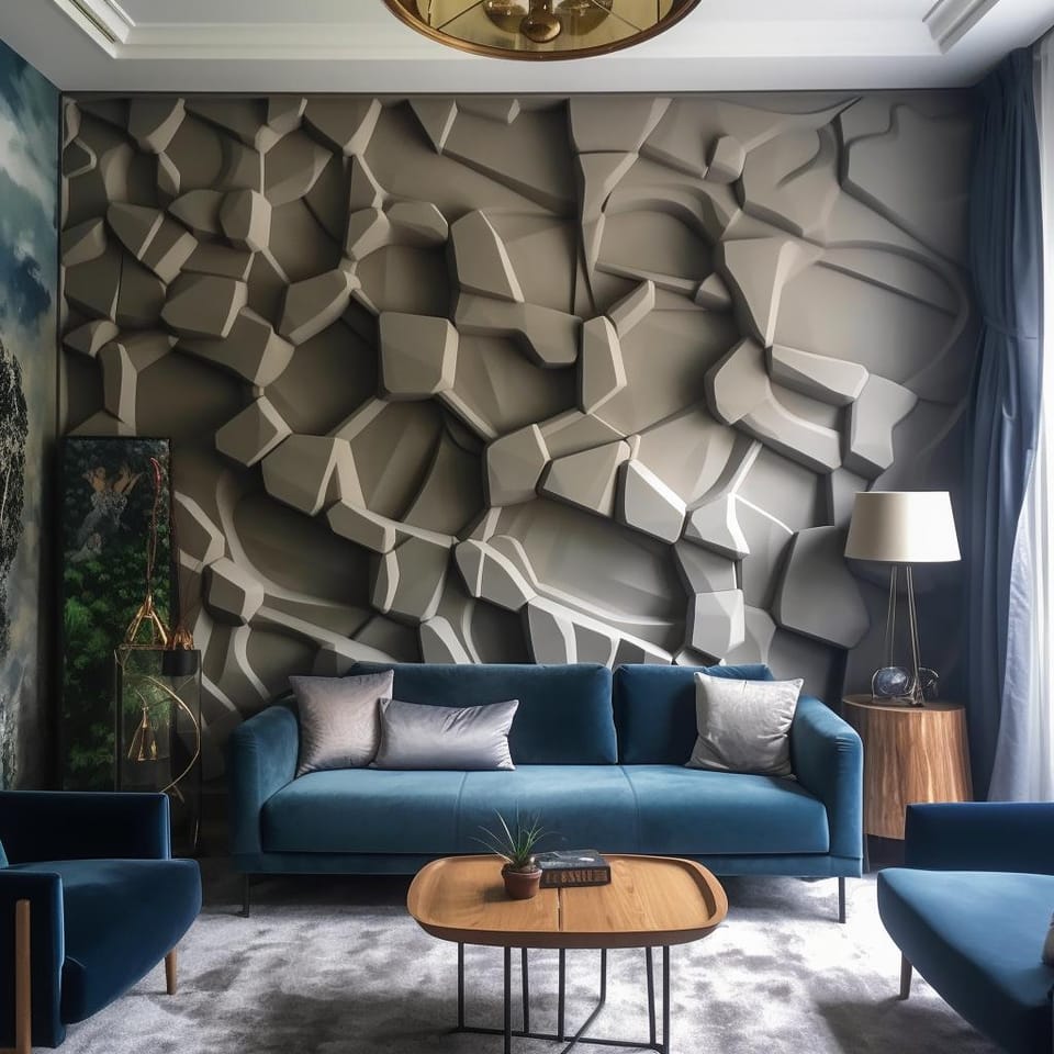Small Space Solutions: 3D Wallpaper Ideas for Compact Living Areas
