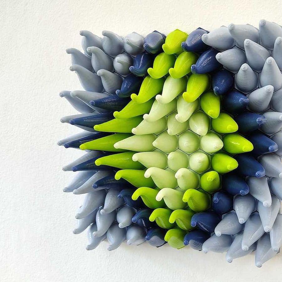 Unique 3D printed home decor piece