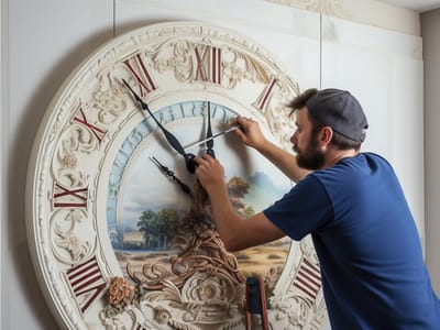 Timeless Touches: How to Hang a Clock Without Nails