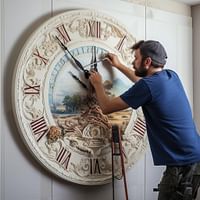 Timeless Touches: How to Hang a Clock Without Nails