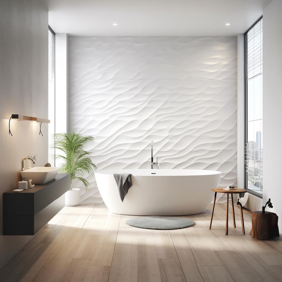 Waterproof Wonders: Choosing the Perfect 3D Wall Panels for Your Bathroom