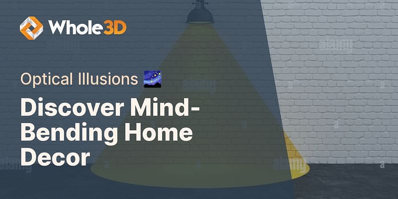 Discover Mind-Bending Home Decor - Optical Illusions 🌌