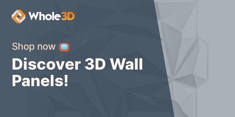 Discover 3D Wall Panels! - Shop now 📺