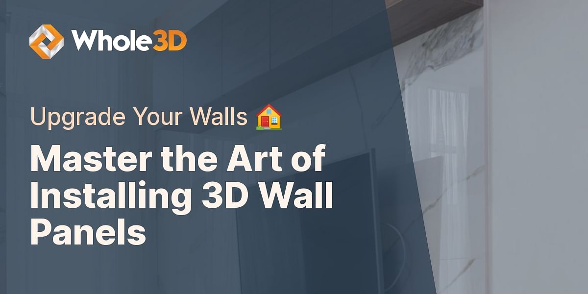 DIY Guide How to Install 3D Wall Panels Whole 3D