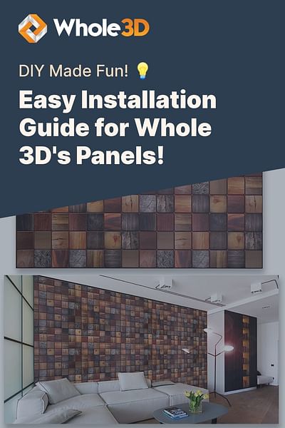 Easy Installation Guide for Whole 3D's Panels! - DIY Made Fun! 💡