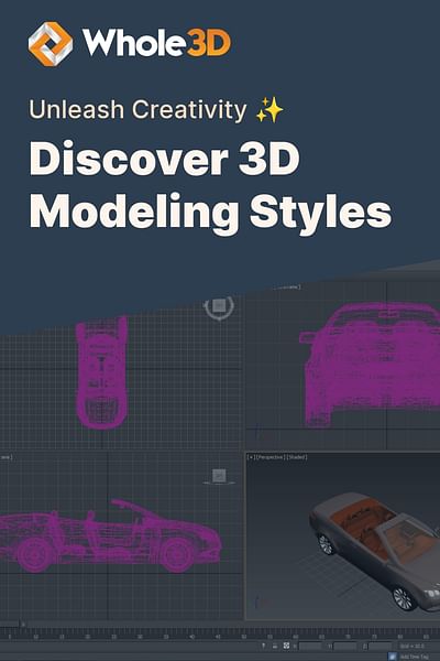 Discover 3D Modeling Styles - Unleash Creativity ✨
